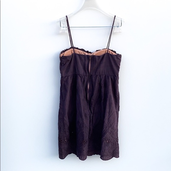 City Triangles Purple Linen Spaghetti Strap Dress - Picture 2 of 7